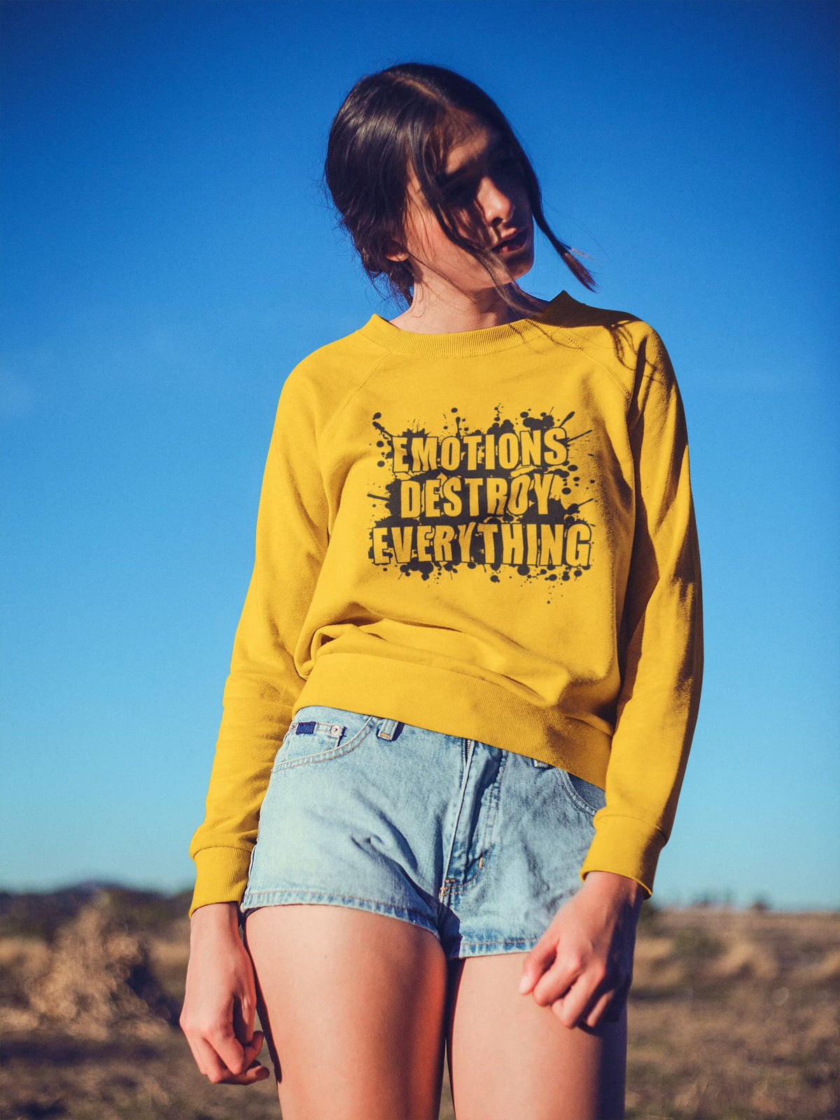 Men's Golden Yellow Sweatshirts
