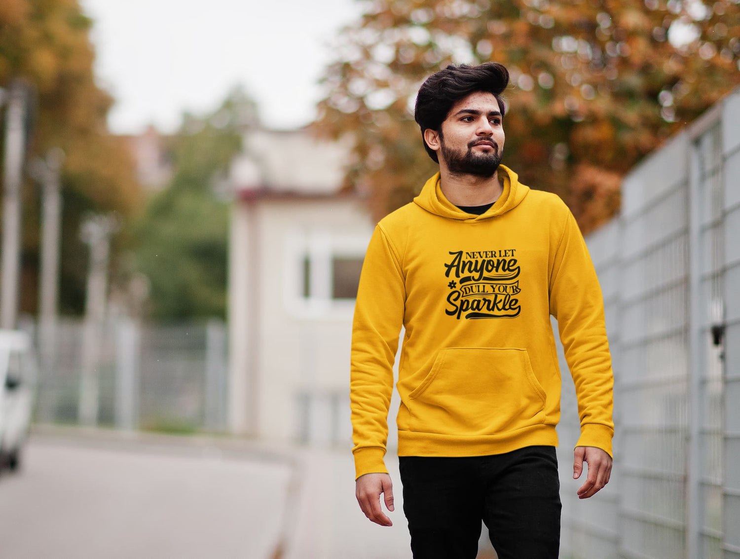 UNISEX GOLDEN YELLOW HOODIES