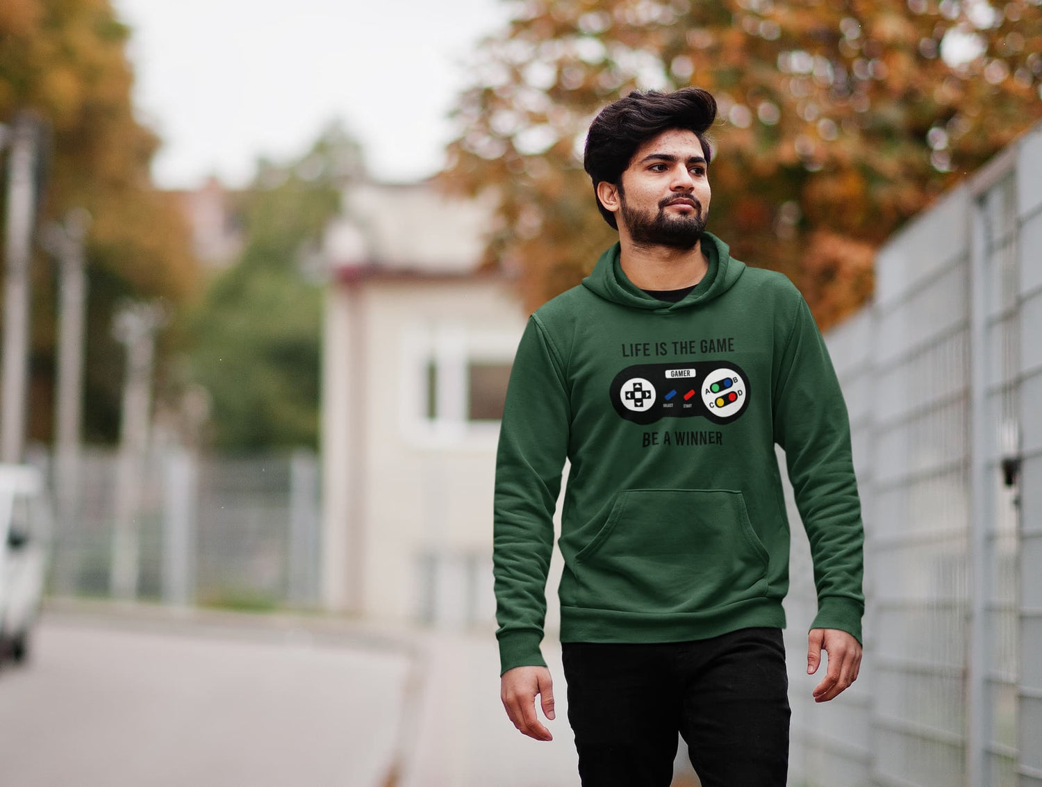 UNISEX OLIVE GREEN SWEATSHIRT