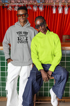 MENS MELANGE GREY HOODIES 