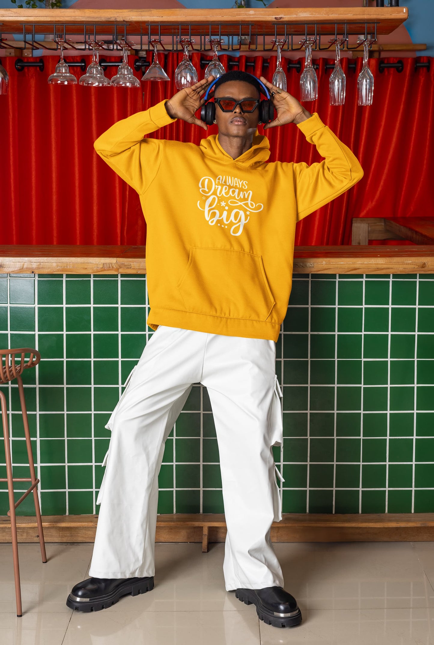UNISEX GOLDEN YELLOW HOODIES