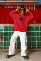 UNISEX RED SWEATSHIRT