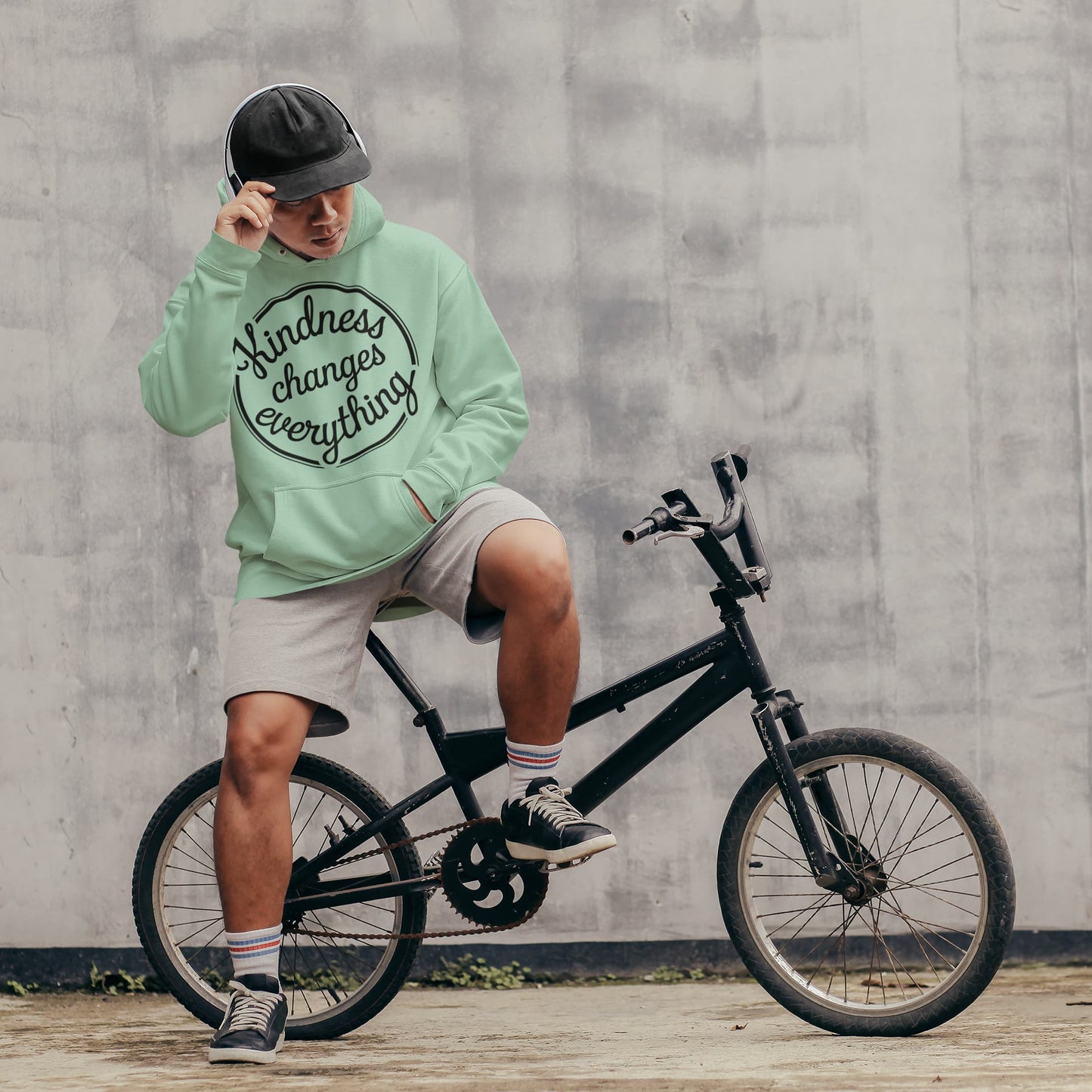 Men's Mint Green Hoodies