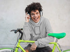 Men's Melange Grey Hoodies