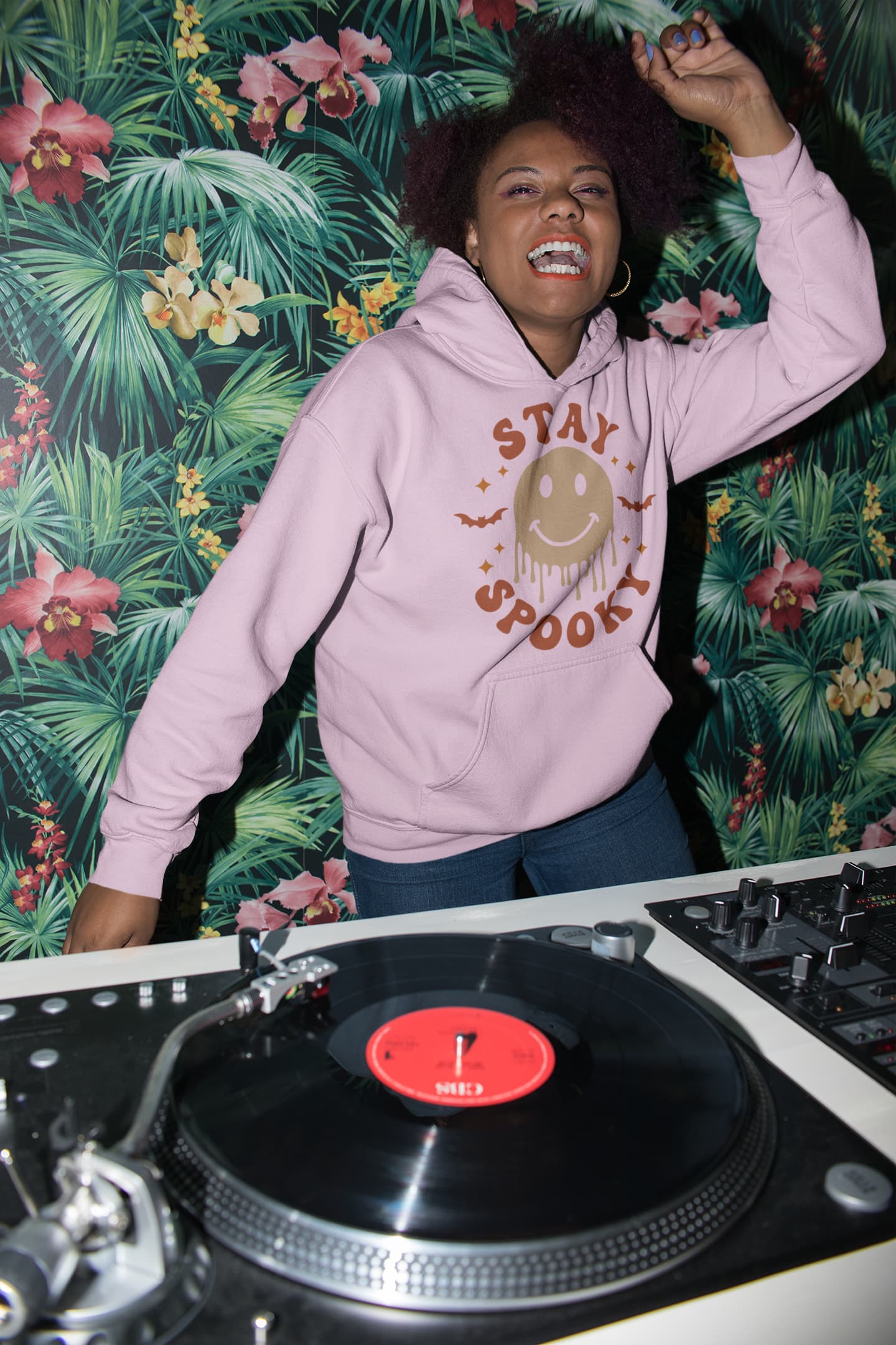 Women's Light Pink Hoodies