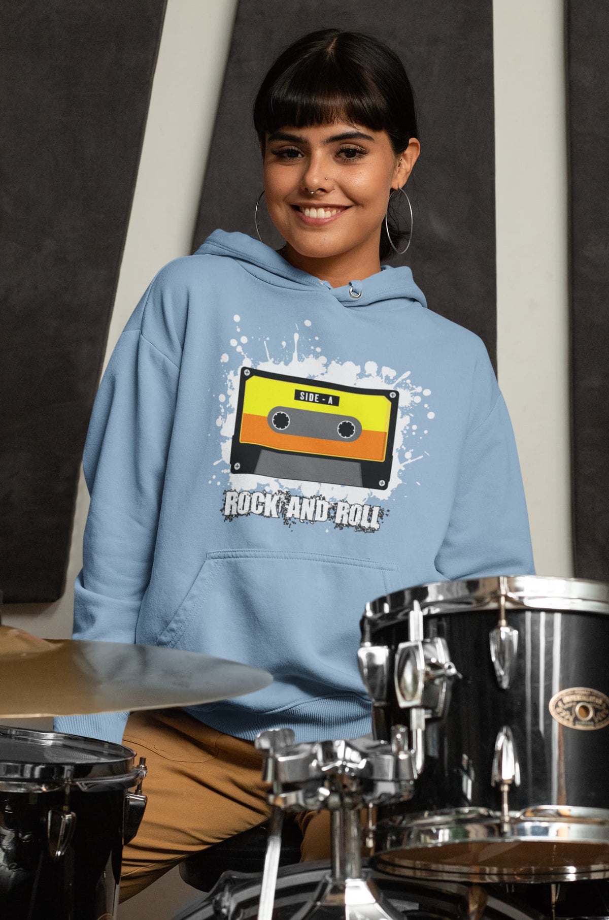 Women's Baby Blue Hoodies