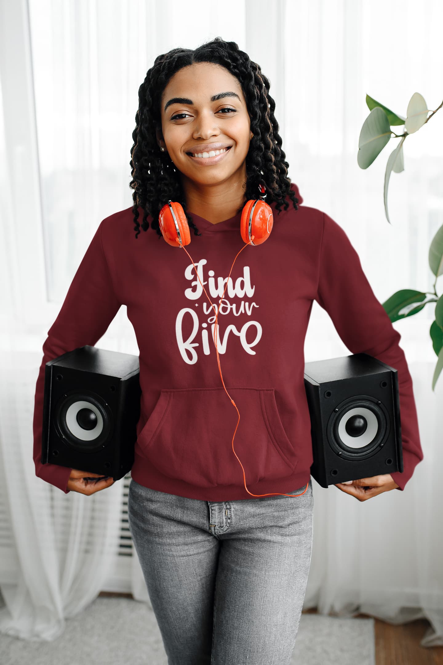 UNISEX MAROON HOODIES
