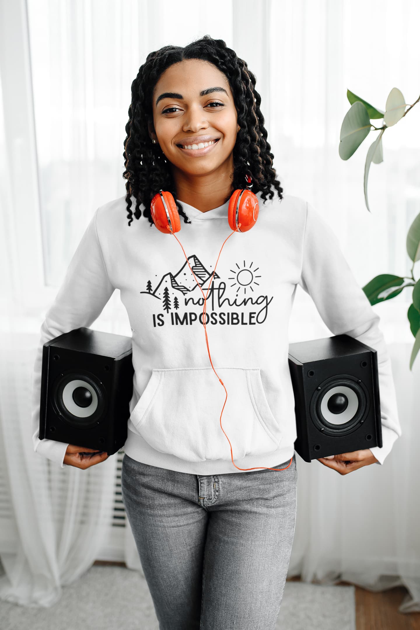 WOMENS WHITE HOODIES