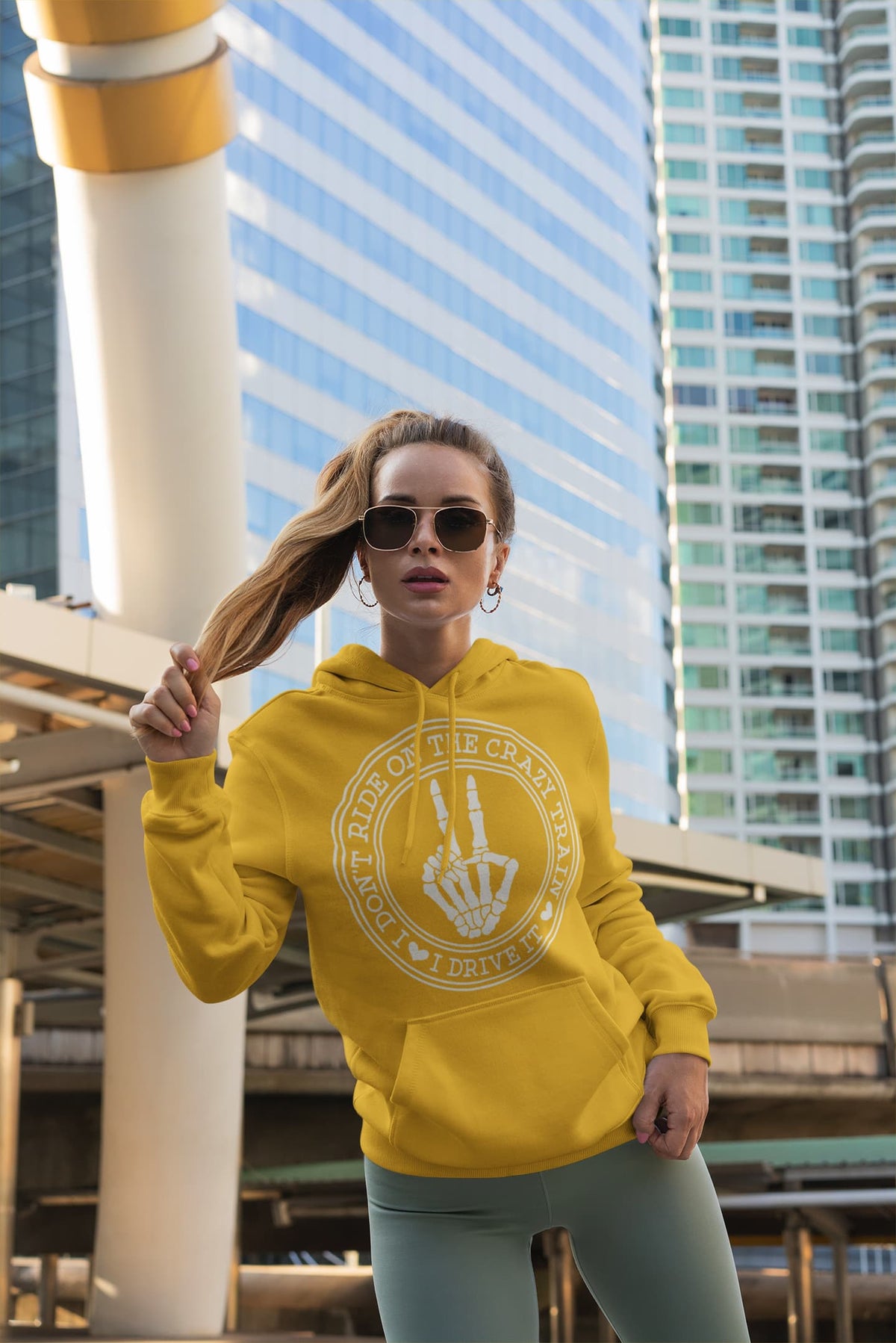 Women's Golden Yellow Hoodies