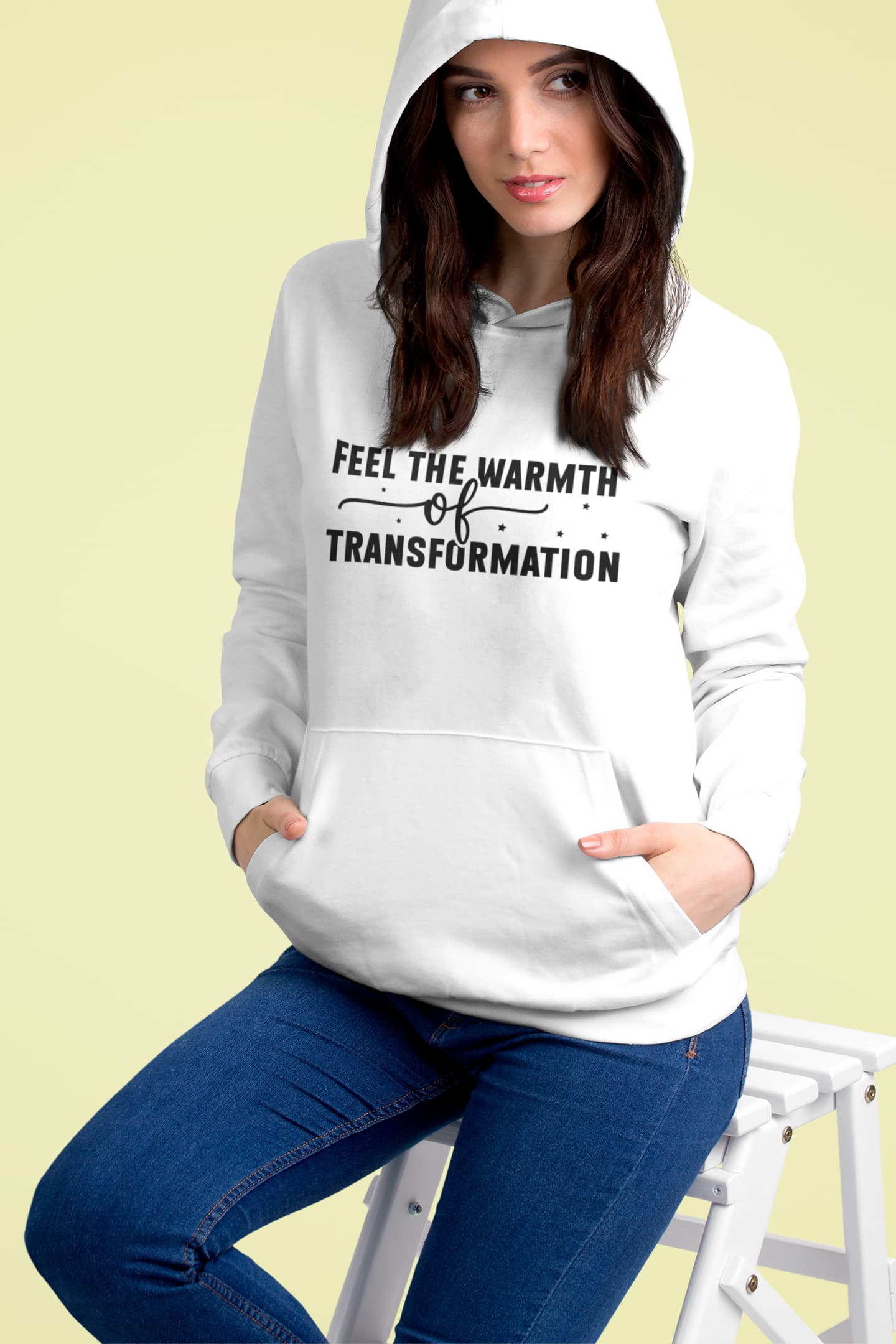 WOMENS WHITE HOODIES 