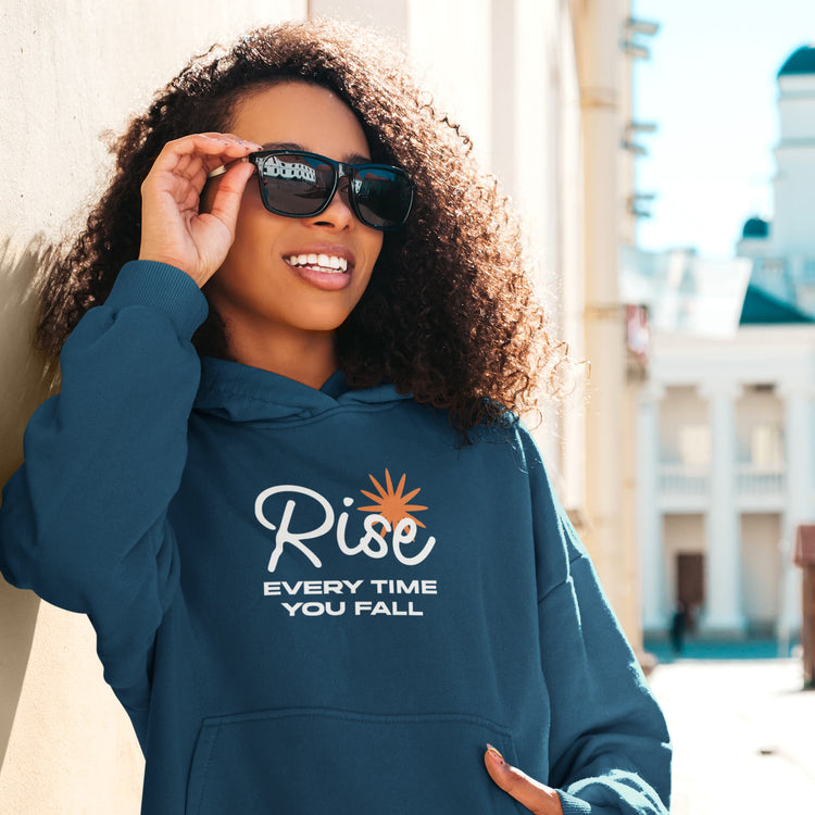 UNISEX NAVY BLUE HOODIES