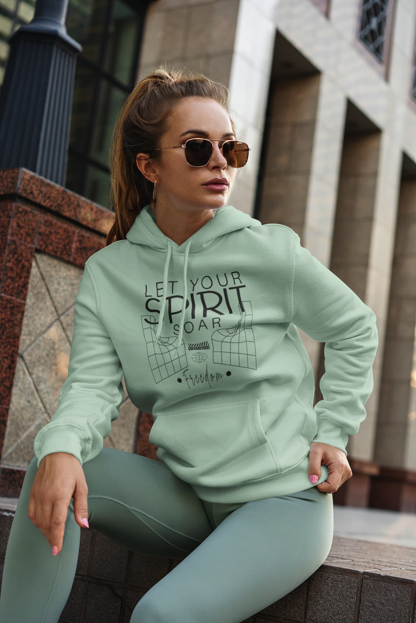 Women's Mint Green Hoodies