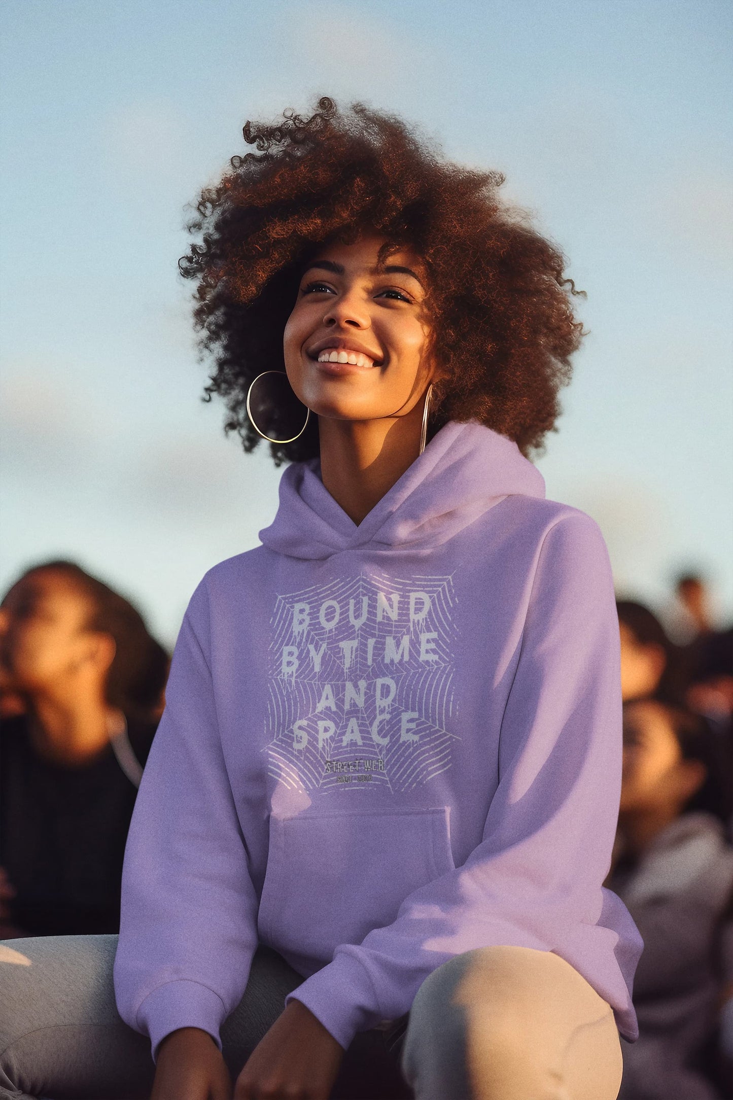 Men's Iris Lavender Hoodies