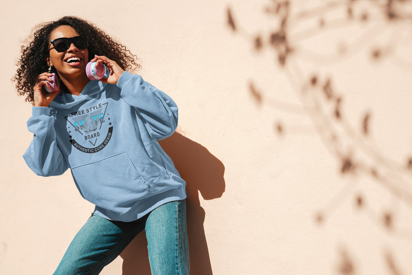 Men's Baby Blue Hoodies