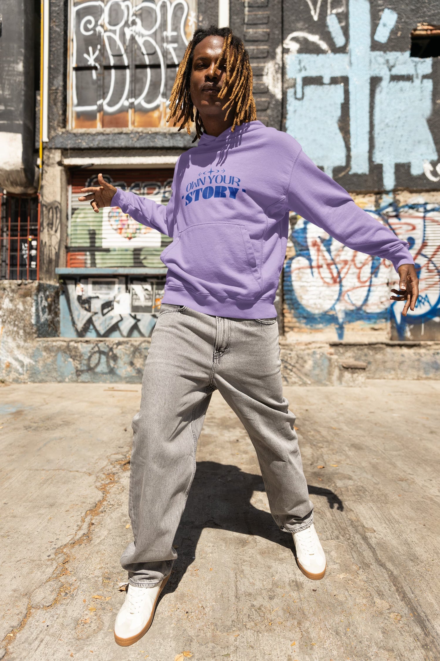 MENS IRIS LAVENDER HOODIES 