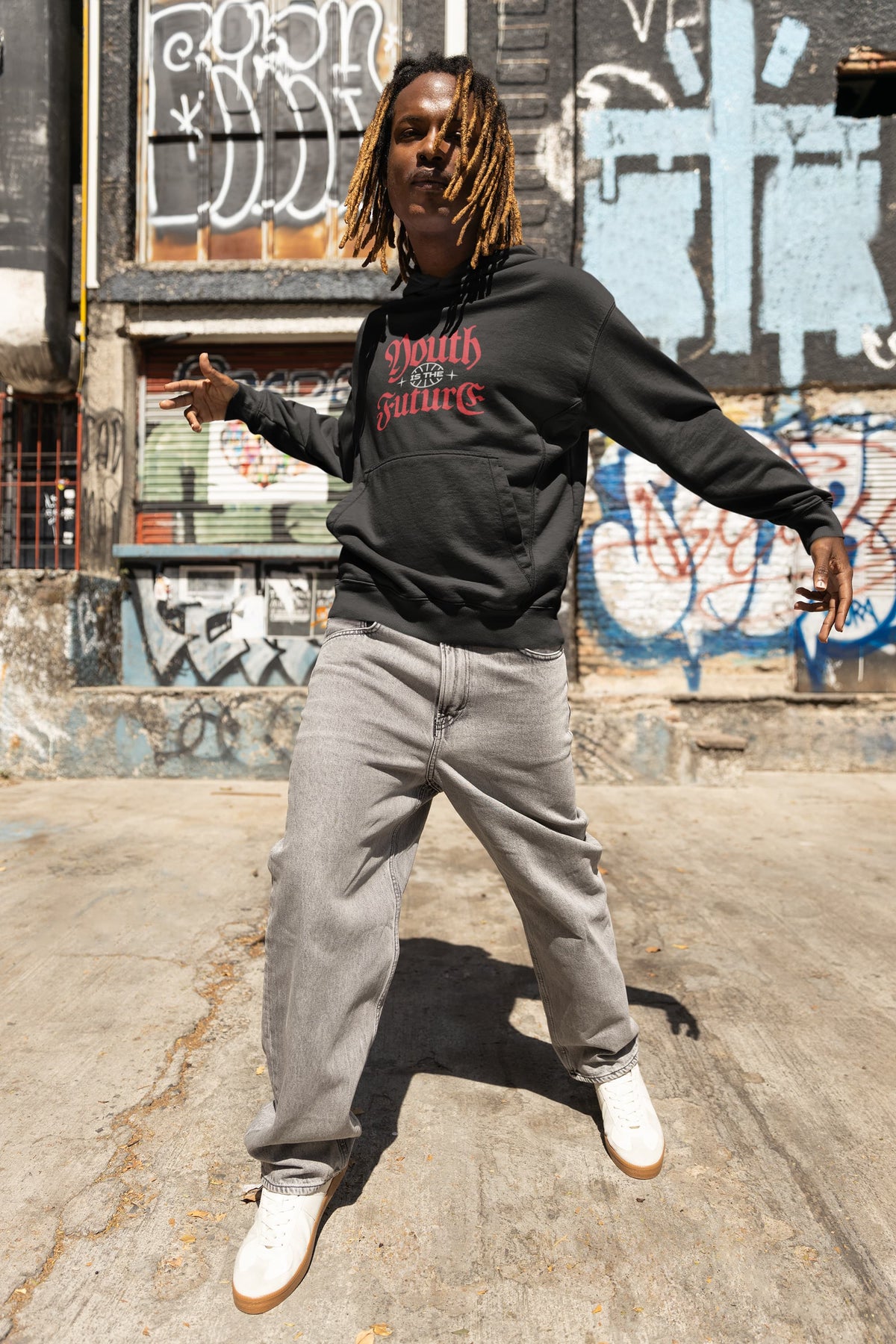 MENS BLACK HOODIES