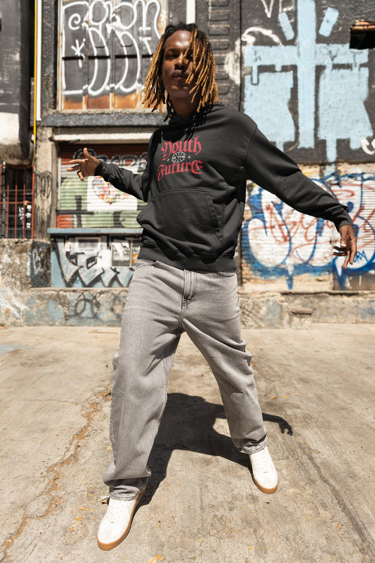 MENS BLACK HOODIES