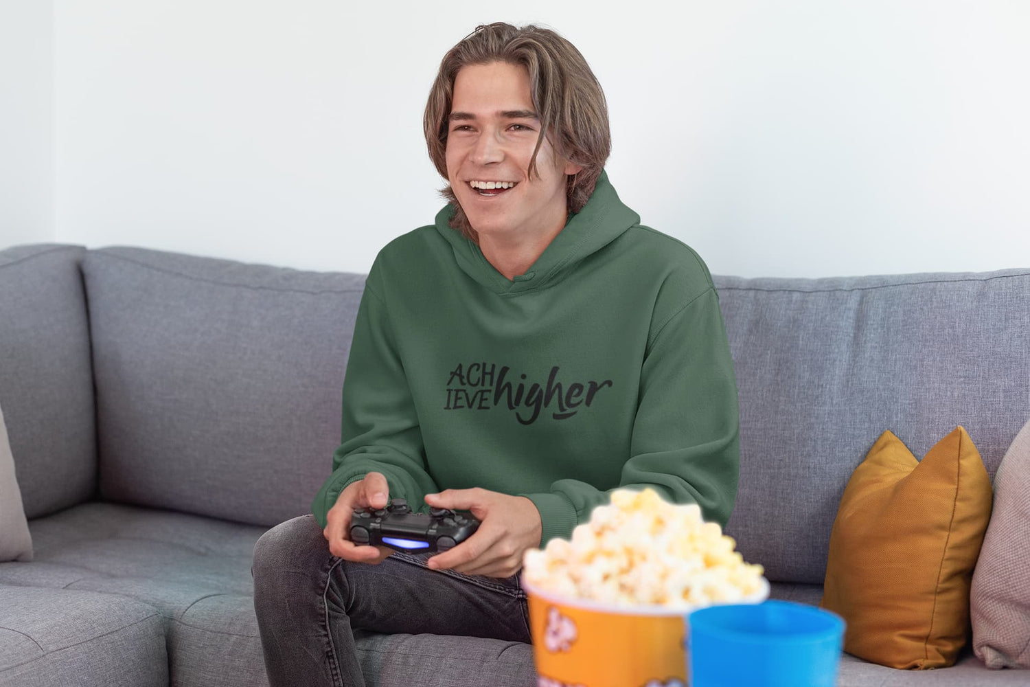 UNISEX OLIVE GREEN SWEATSHIRT