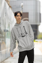 Men's Melange Grey Hoodies
