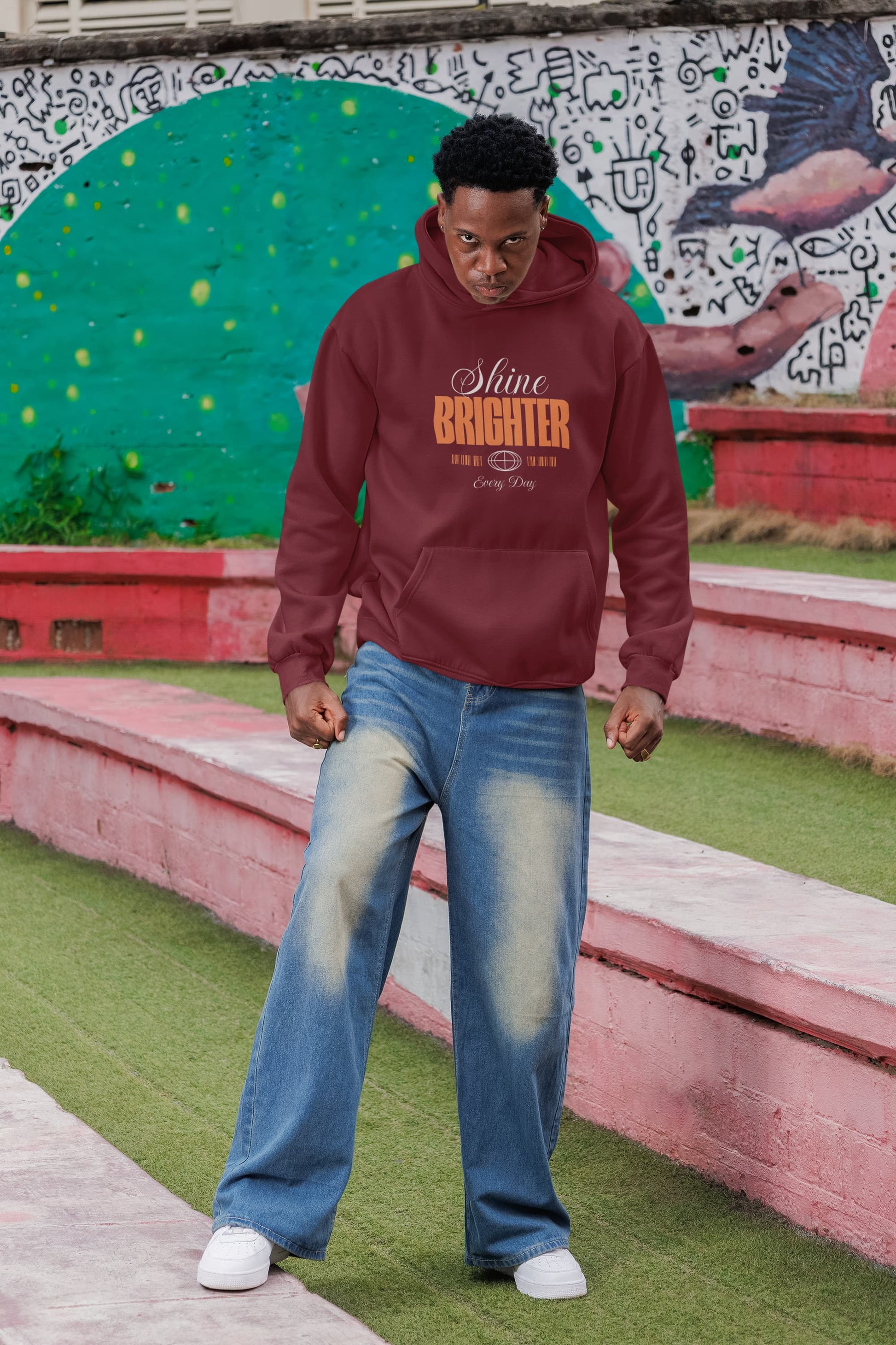 MENS MAROON HOODIES