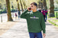 MENS OLIVE GREEN HOODIES
