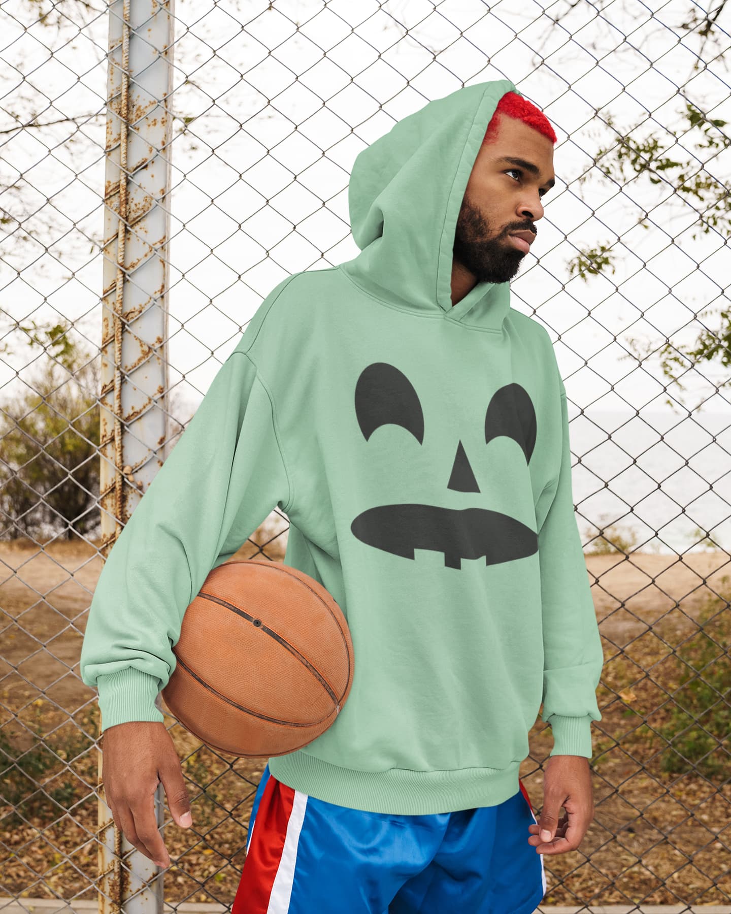 Men's Mint Green Hoodies