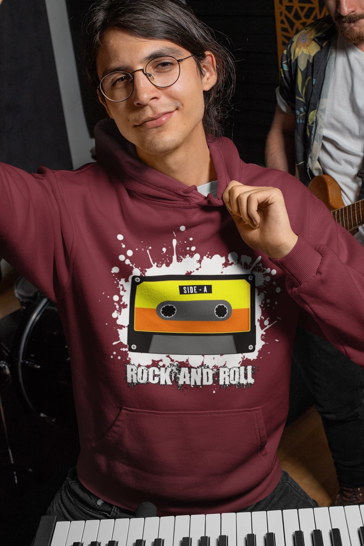 Men's Maroon Hoodies