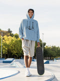 Men's Baby Blue Hoodies