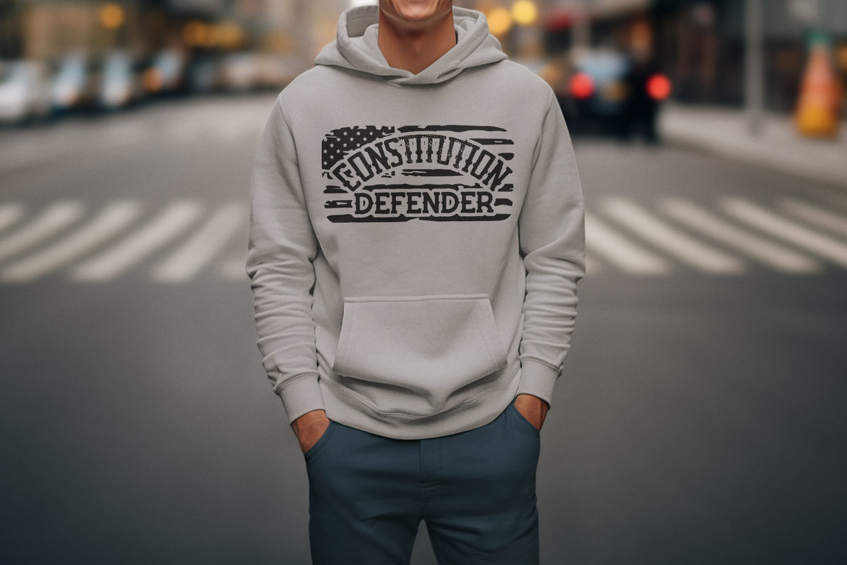 Men's Melange Grey Hoodies