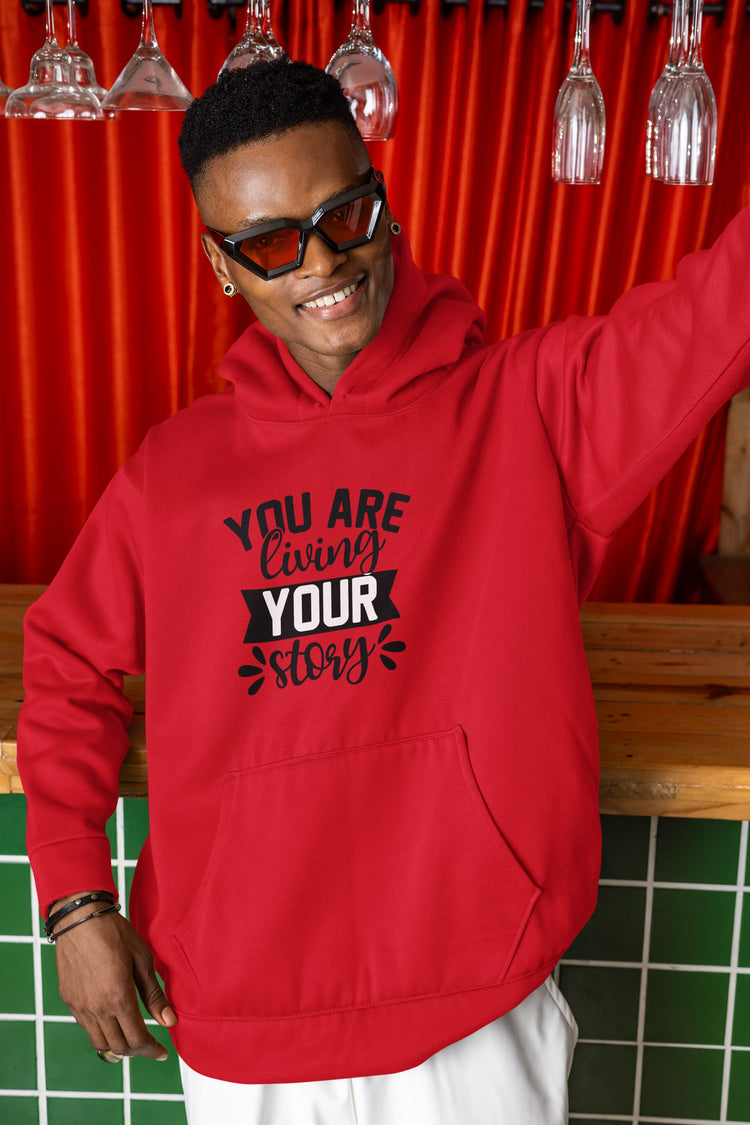MENS RED HOODIES 