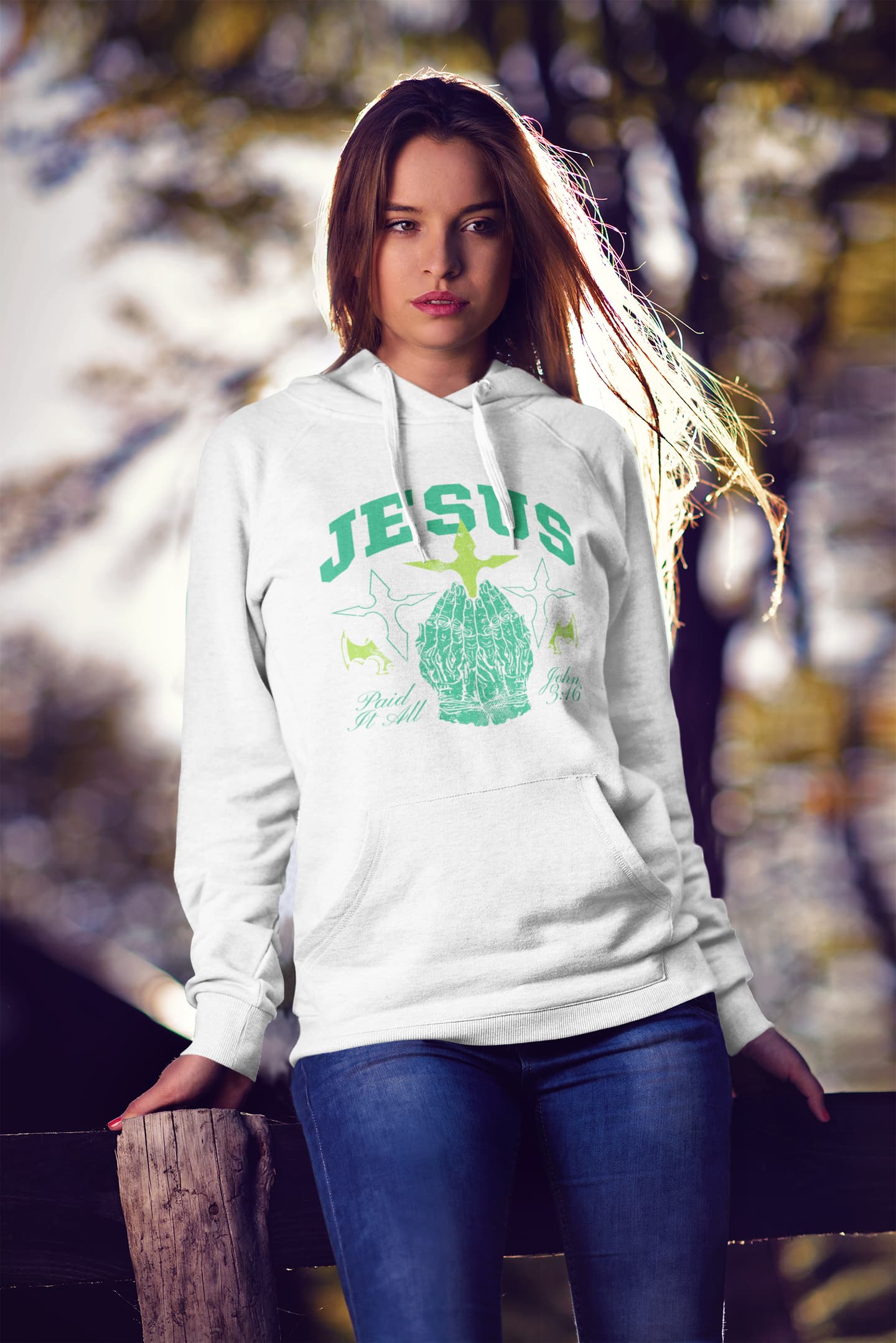 Men's White Hoodies