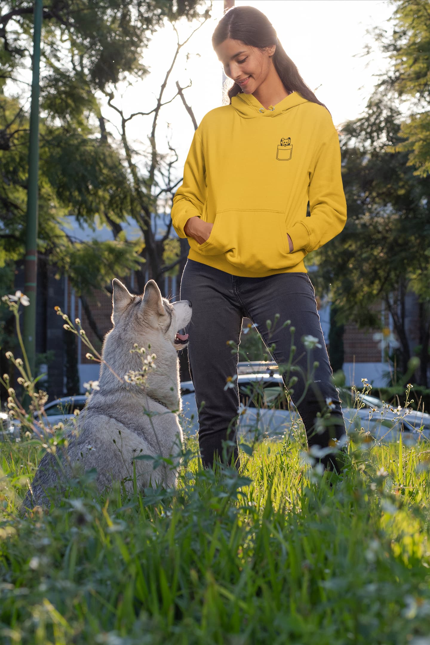 Women's Golden Yellow Hoodies