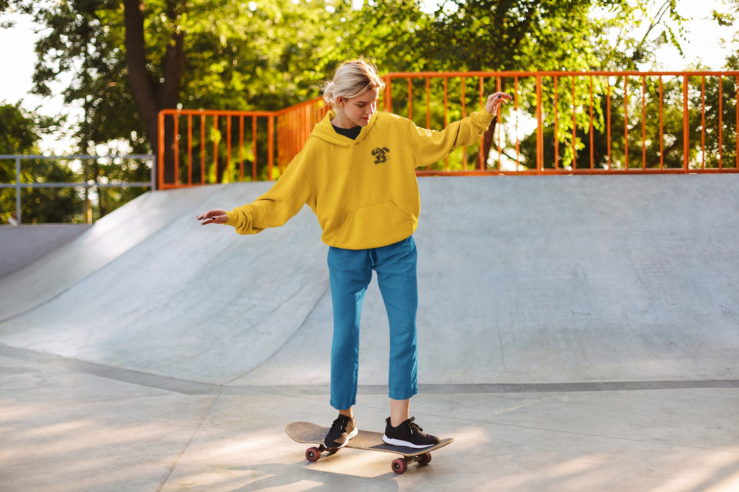 Women's Golden Yellow Hoodies
