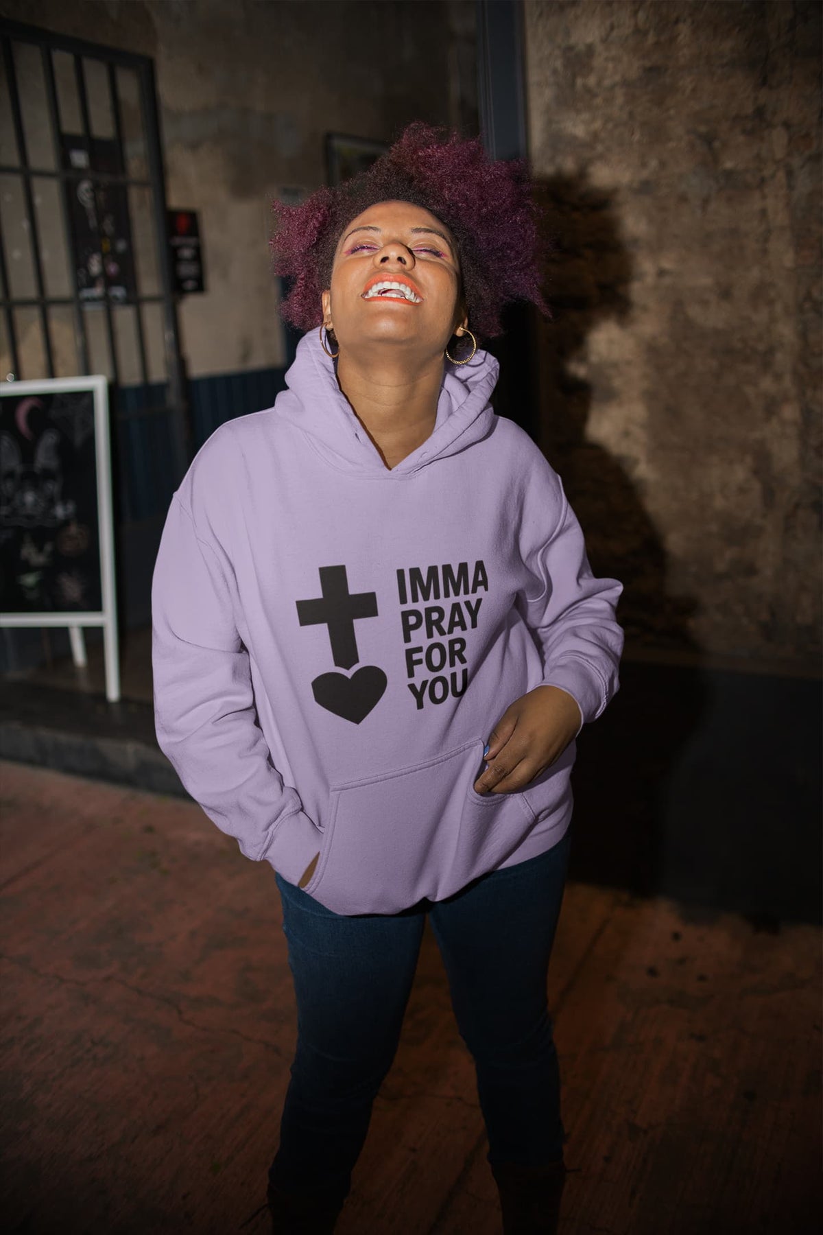 Men's Iris Lavender Hoodies