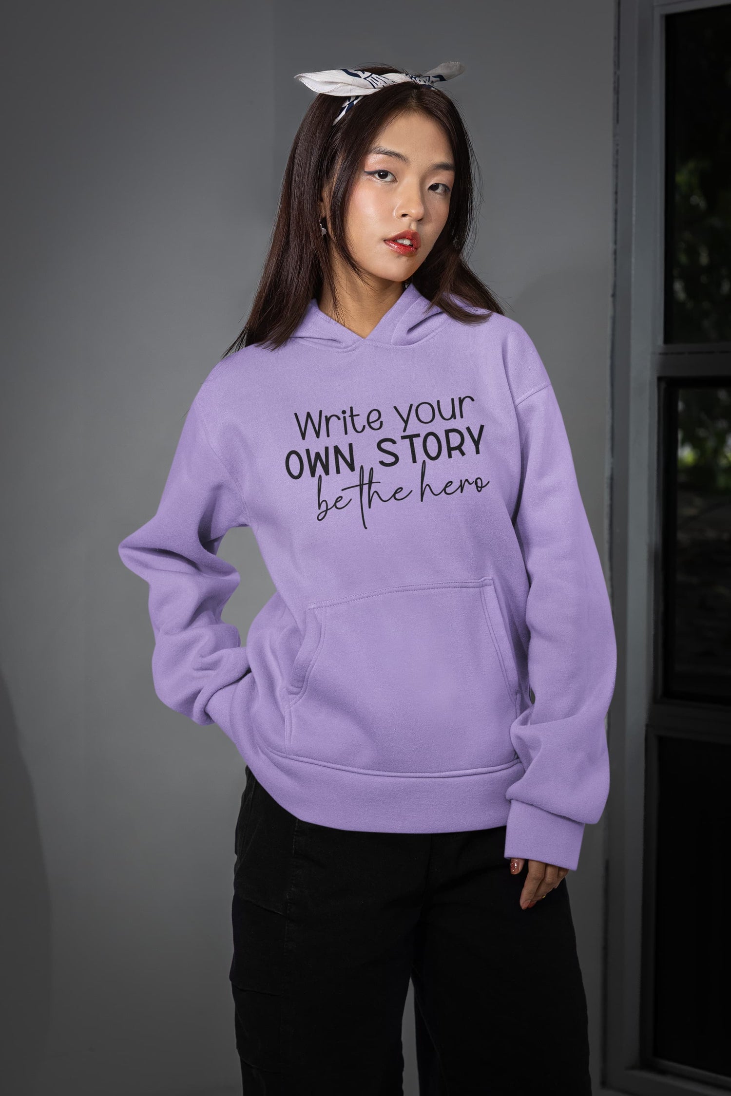 WOMENS IRIS LAVENDER HOODIES