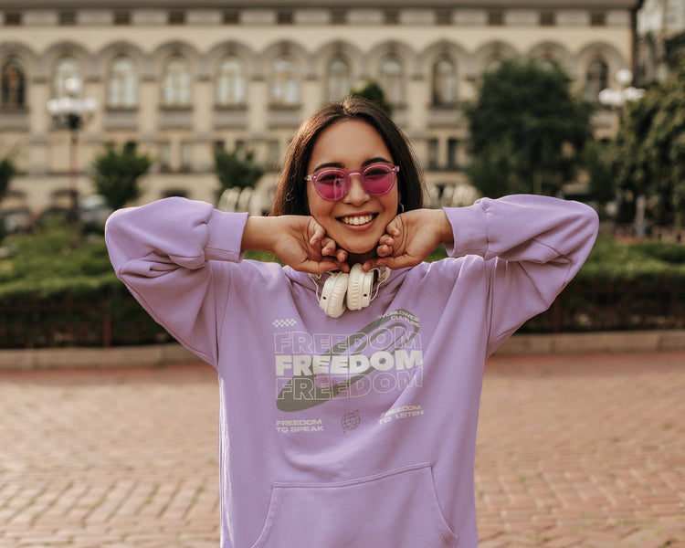 UNISEX IRIS LAVENDER HOODIES