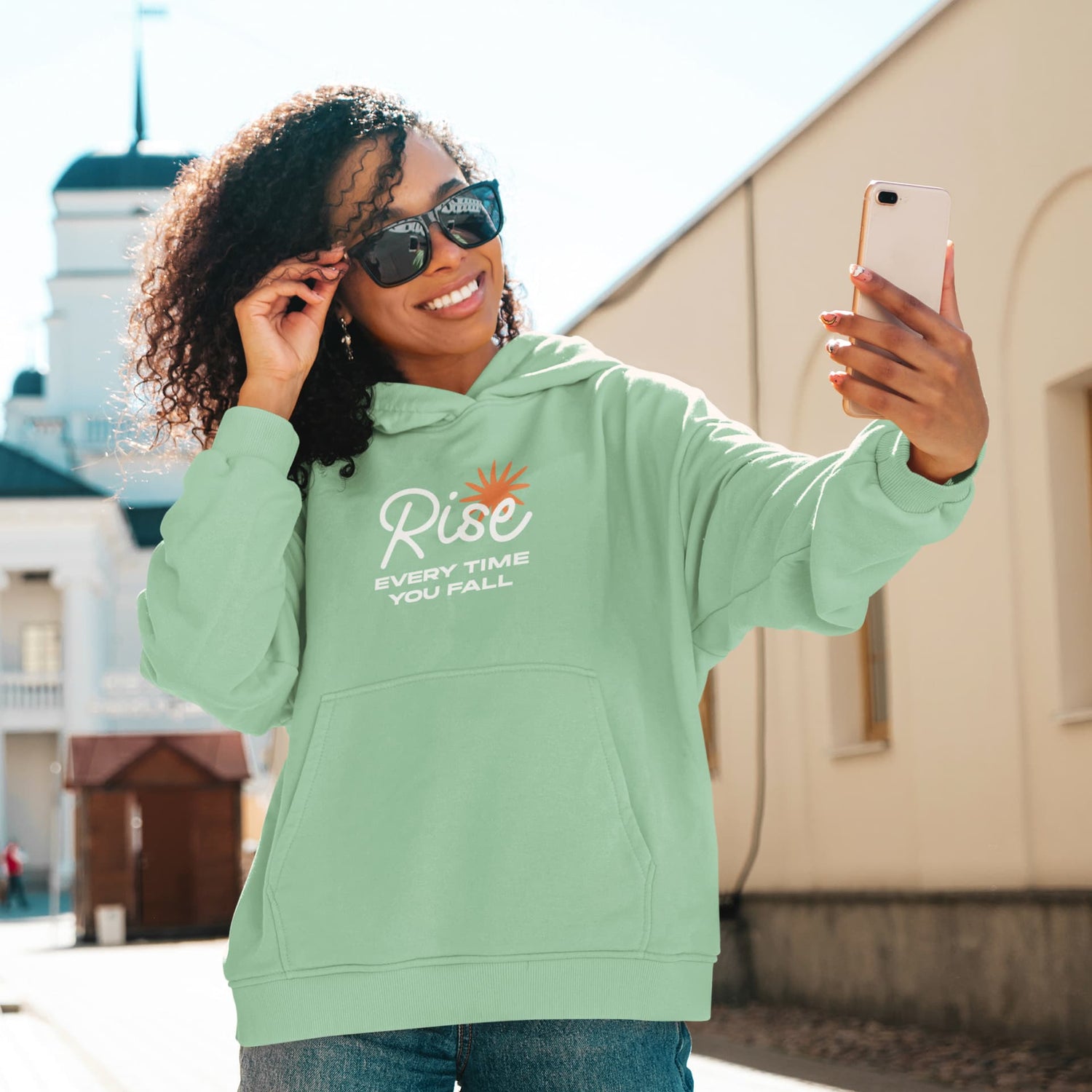 UNISEX MINT GREEN HOODIES