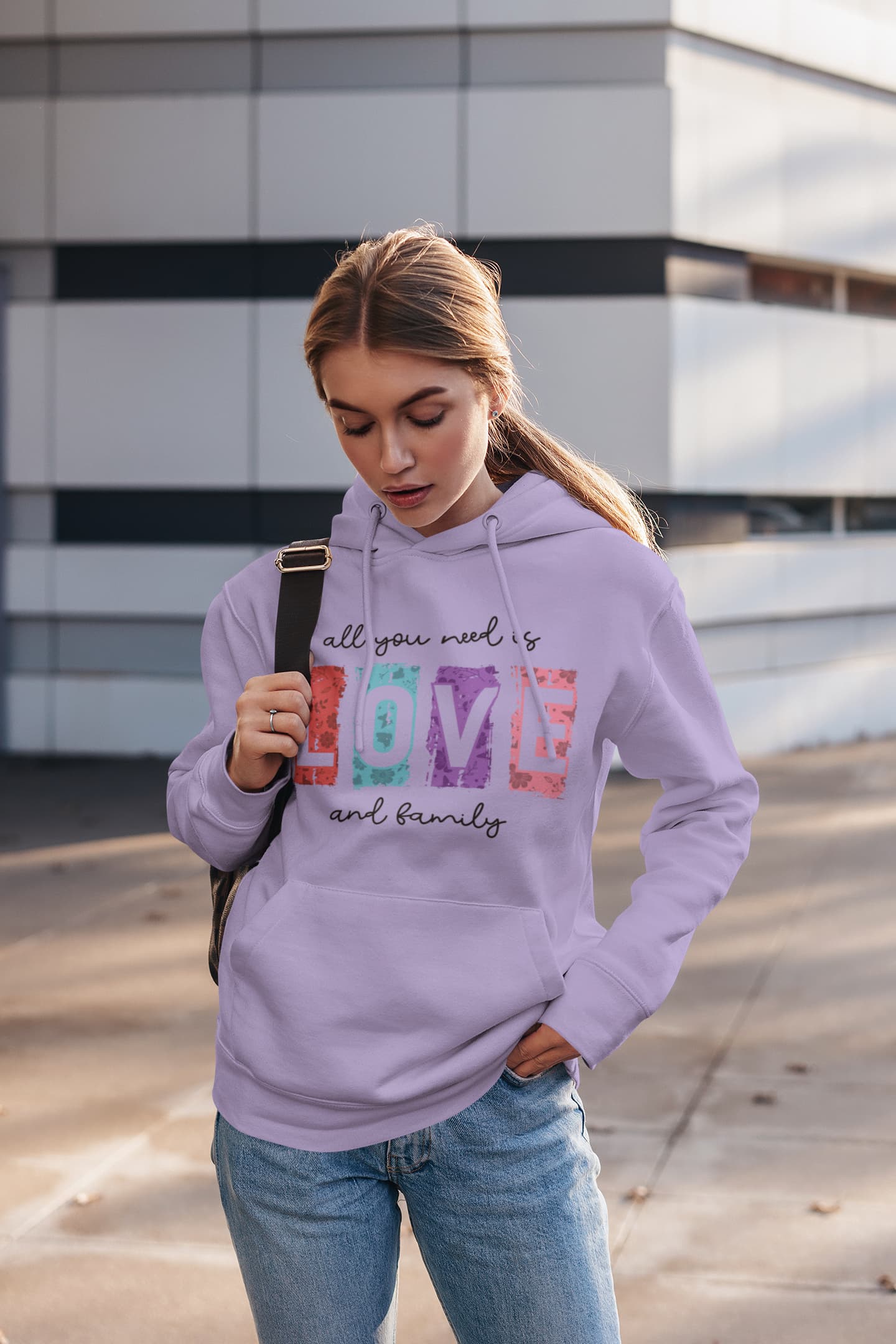 Men's Iris Lavender Hoodies