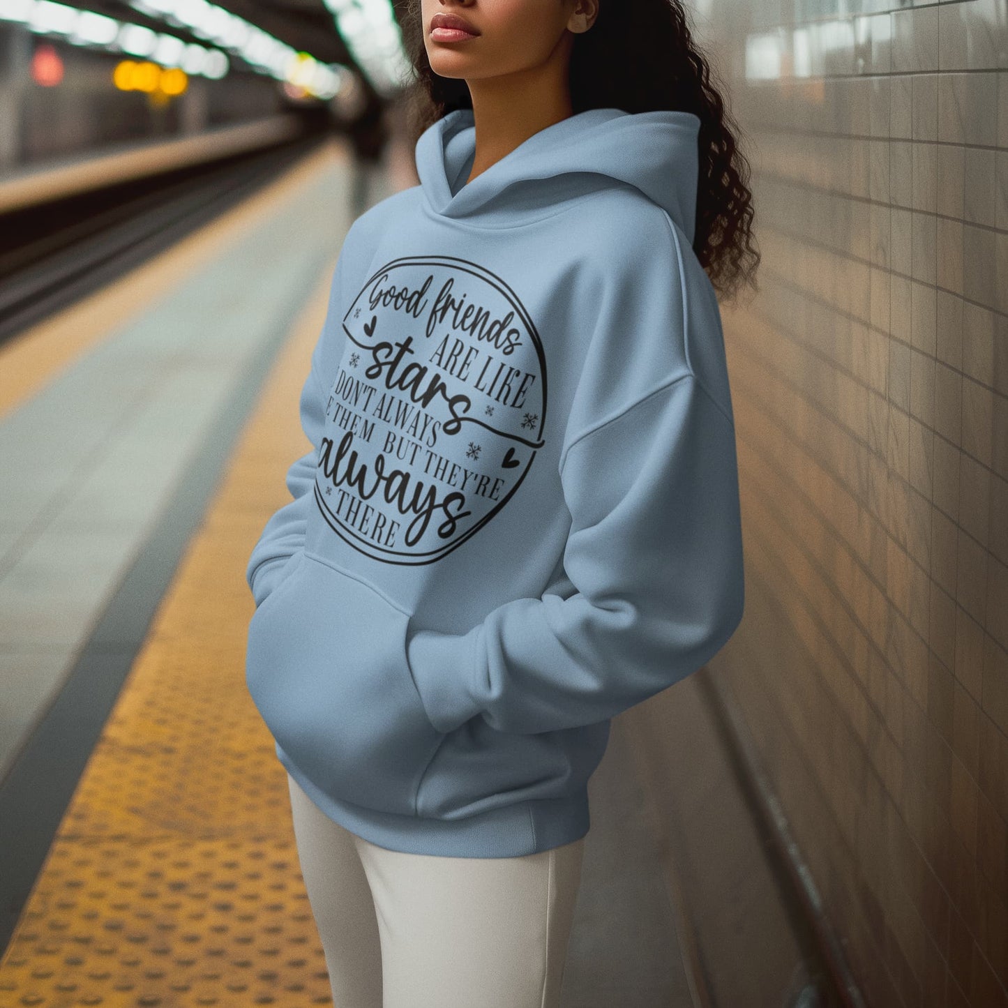 Men's Baby Blue Hoodies