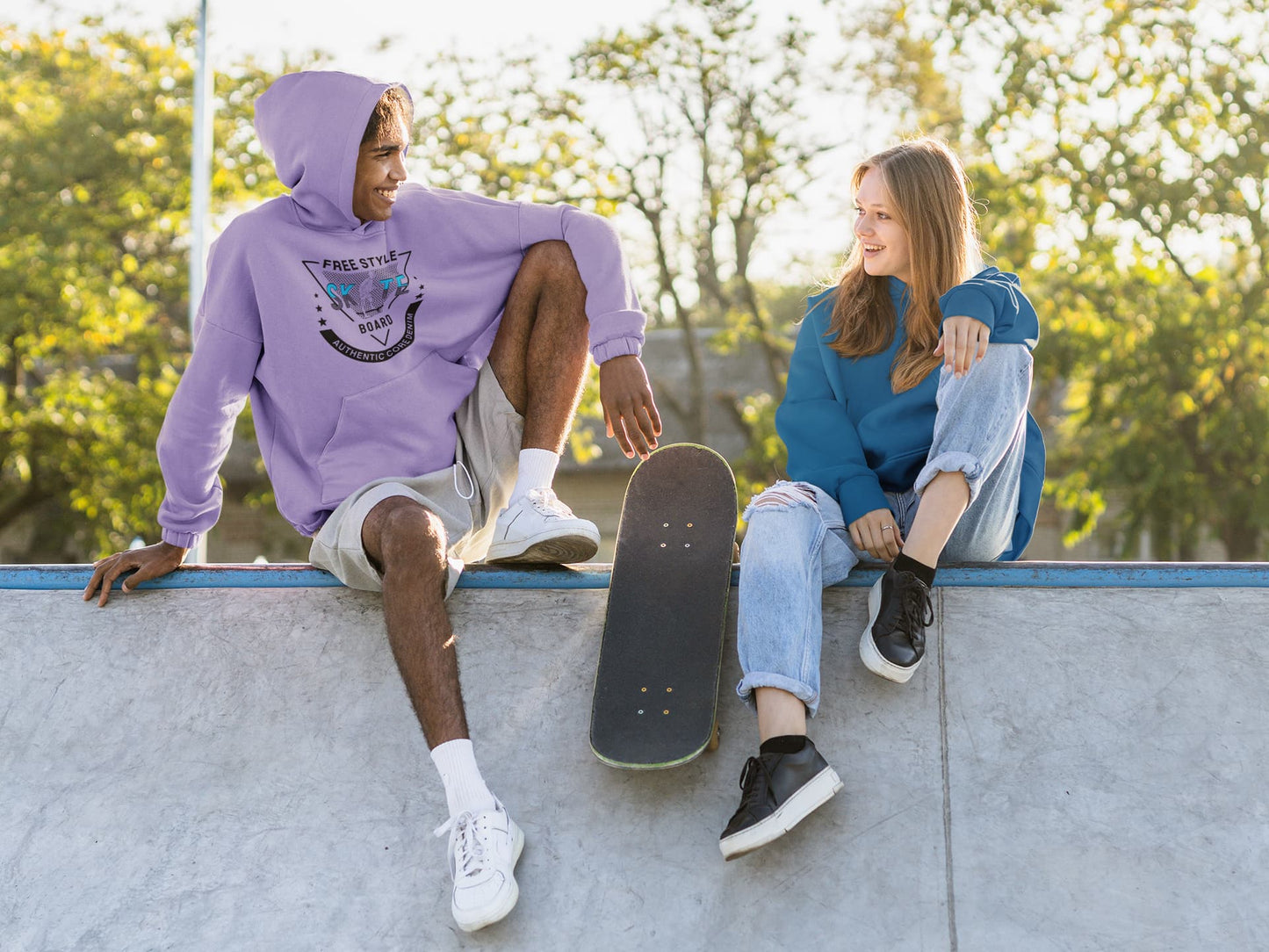 Men's Iris Lavender Hoodies