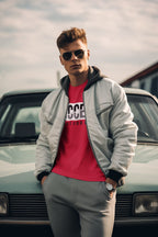 Men's Red Round Neck T-shirts