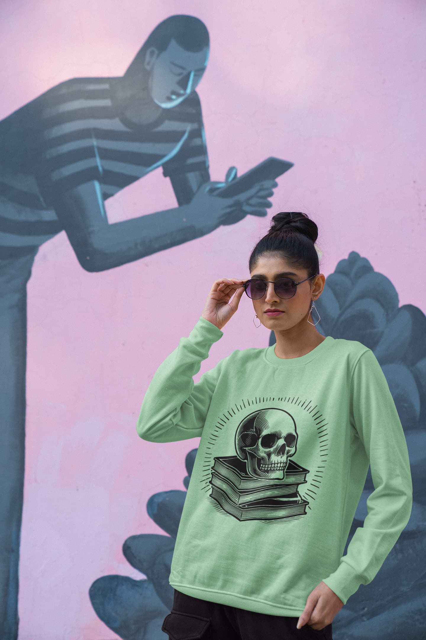 Men's Mint Green Sweatshirts