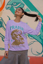 Women's Iris Lavender Sweatshirts