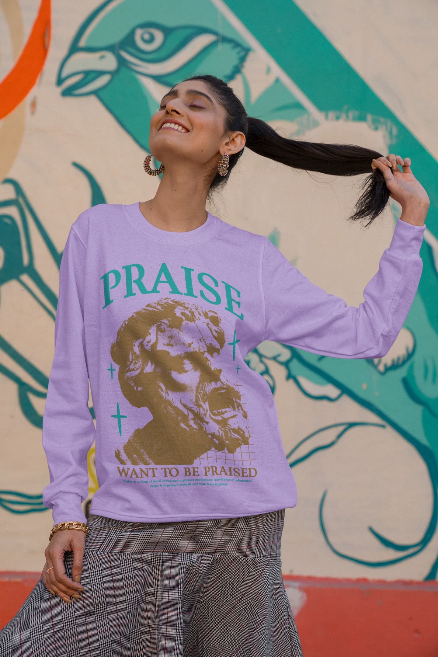 Women's Iris Lavender Sweatshirts