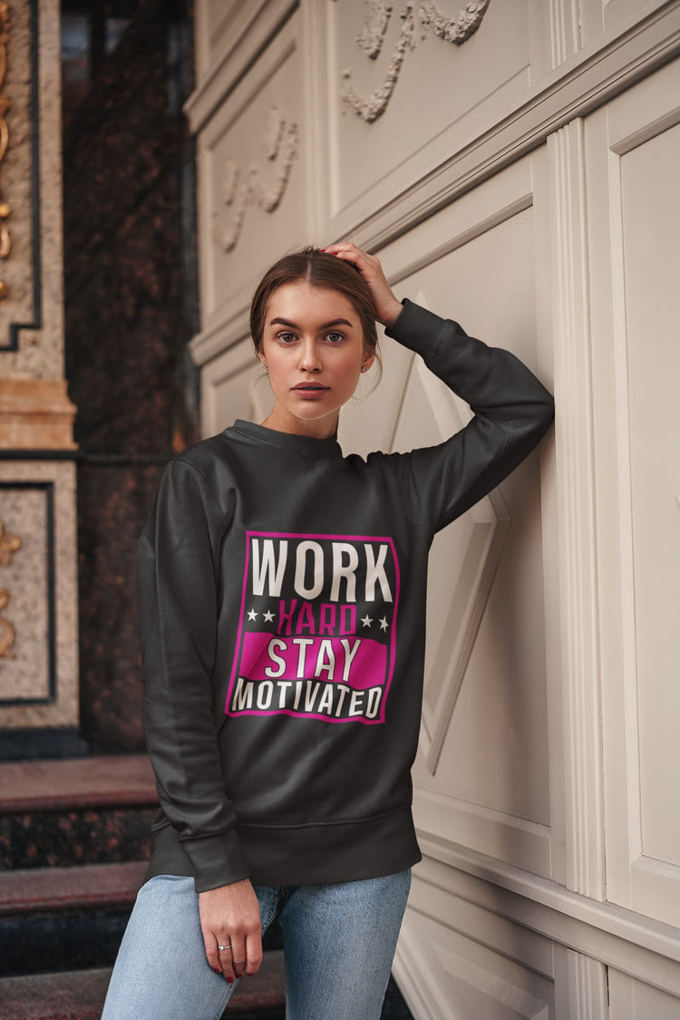 UNISEX BLACK SWEATSHIRT 