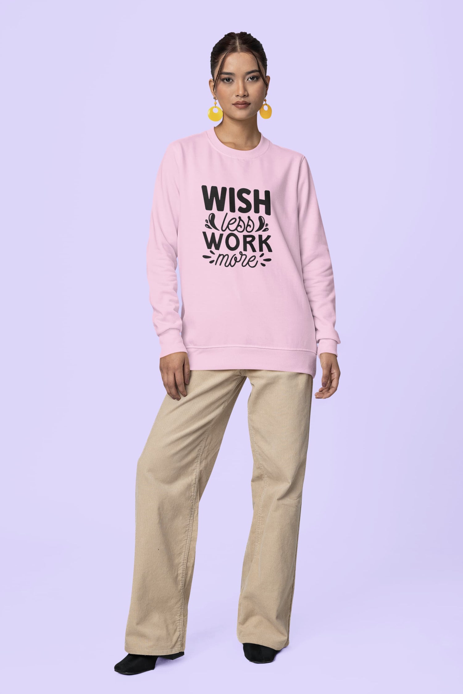 UNISEX LIGHT PINK SWEATSHIRT