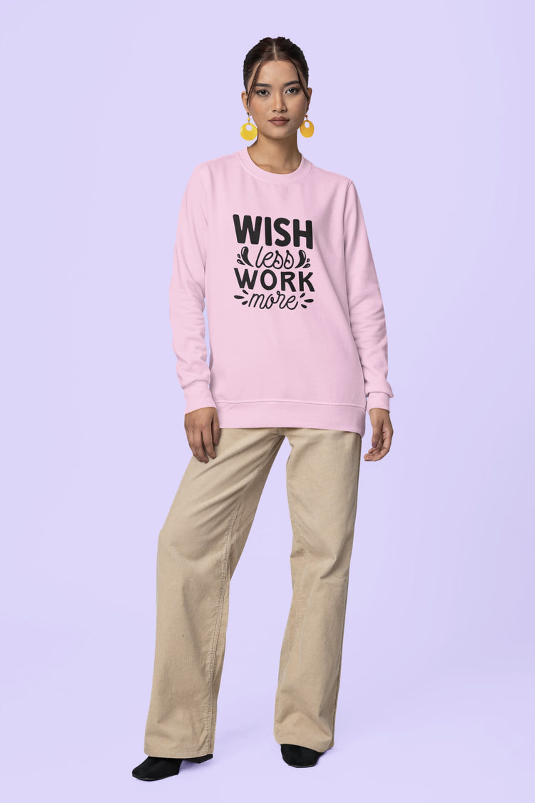 UNISEX LIGHT PINK SWEATSHIRT