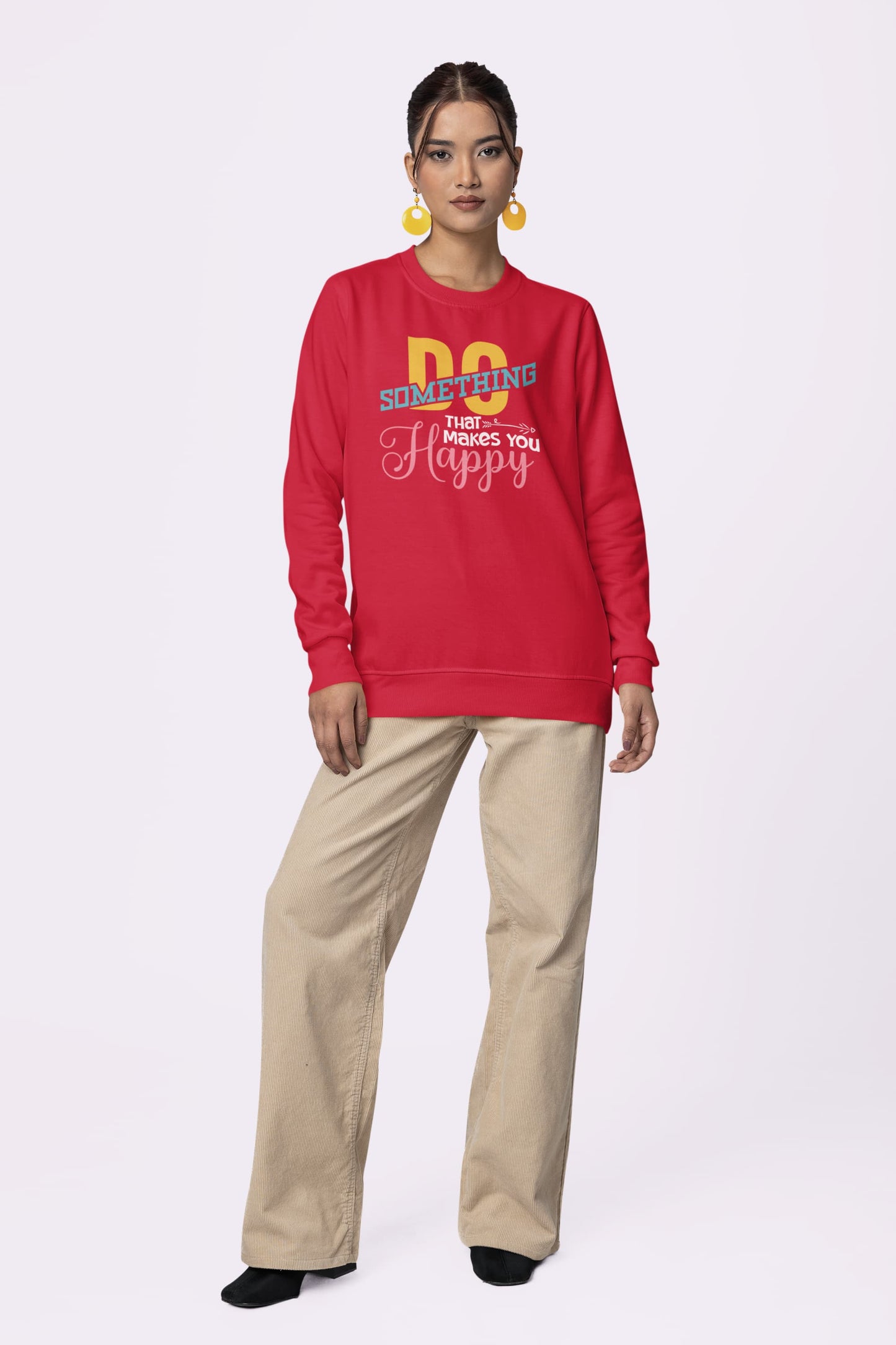 WOMENS RED SWEATSHIRT