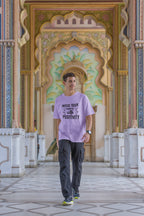 UNISEX IRIS LAVENDER OVERSIZED T-SHIRT