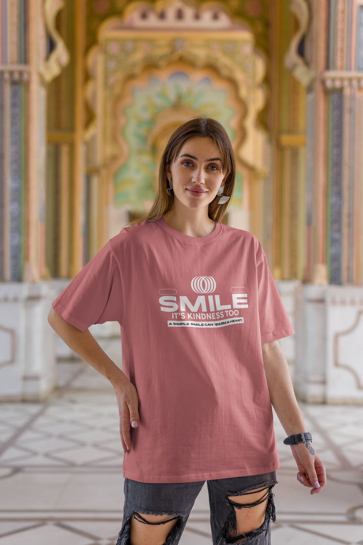 UNISEX DUSTY ROSE OVERSIZED T-SHIRT 